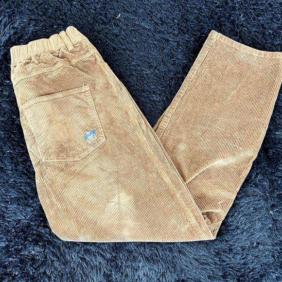 Aelfric Eden brown corduroy pants with cool patch on pocket size large - Picture 1 of 3